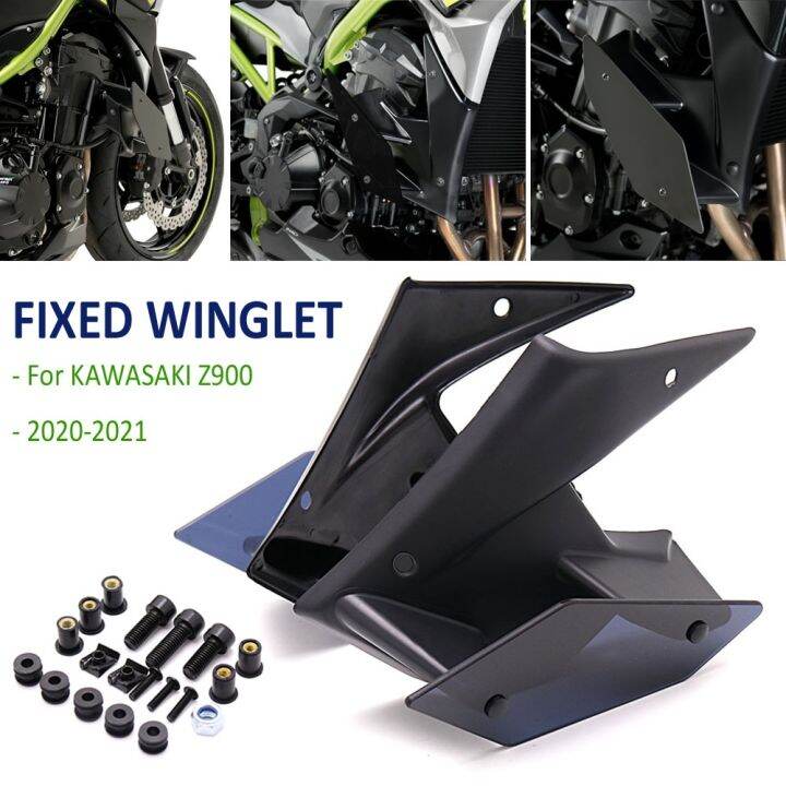 Z900 2020 NEW Motorcycle Parts Side Downforce Naked Spoilers Winglet