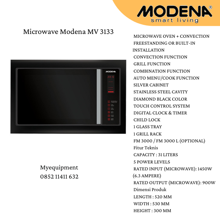 Modena Mv Mv Microwave Lazada Indonesia