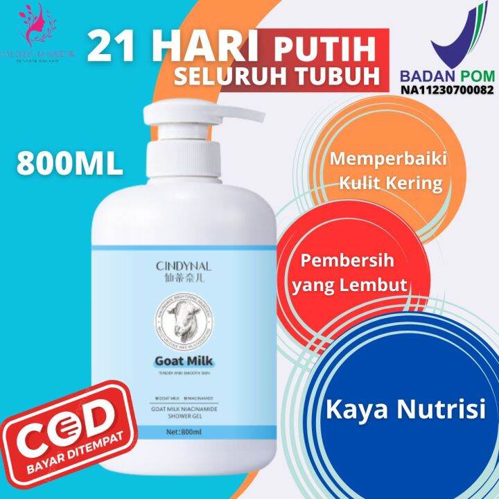 BPOM Cindynal Goat Milk Sabun Mandi Pemutih Susu Kambing Bisa Untuk