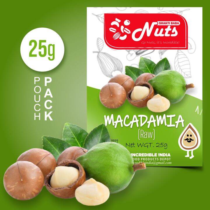 Shakti Baba Nuts Macadamia Raw 25g Lazada PH