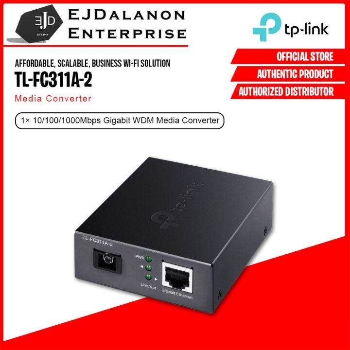 TP Link Tl Fc311A 2 Gigabit Wdm Media Converter EJ Dalanon Enterprise