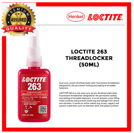 Loctite 263 Anaerobic Threadlocker High Strength 50ml Lazada PH