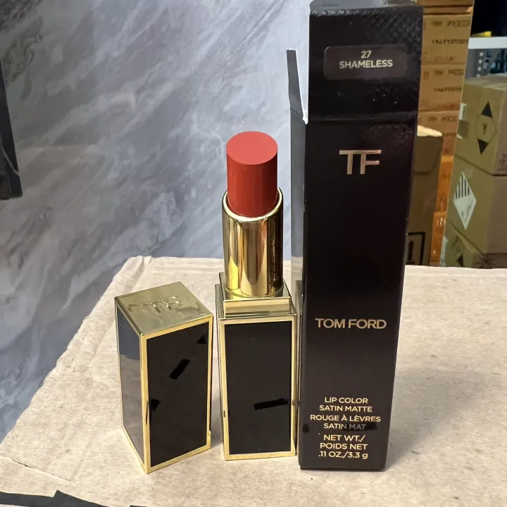 ลปสตก TOM FORD BEAUTY Lip Color Satin Matte ส 27 Shameless Lazada