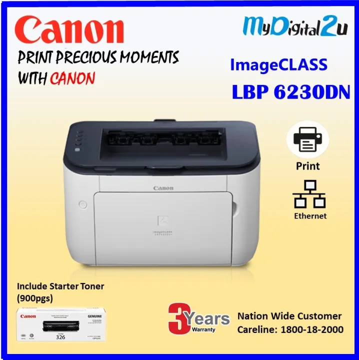 Canon Lbp Dn Imageclass Monochrome Single Function Laser Printer