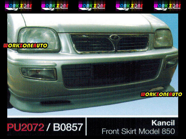 PU2072 Perodua Kancil PU Front Skirt Model 850 Body Kit Bodykit Lazada