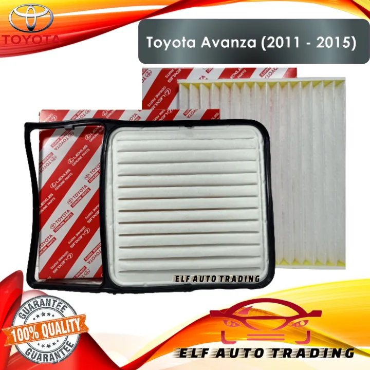 Combo Engine Air Filter And Cabin Filter For Toyota Avanza 2011 2015