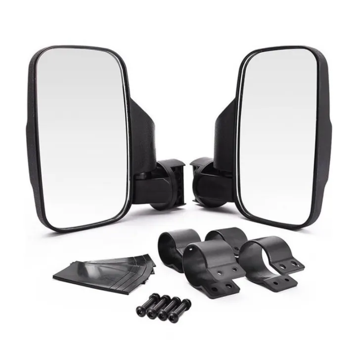 Atv Utv Modified Rear View Mirror Side Mirror Adjustable Abs Mirror For