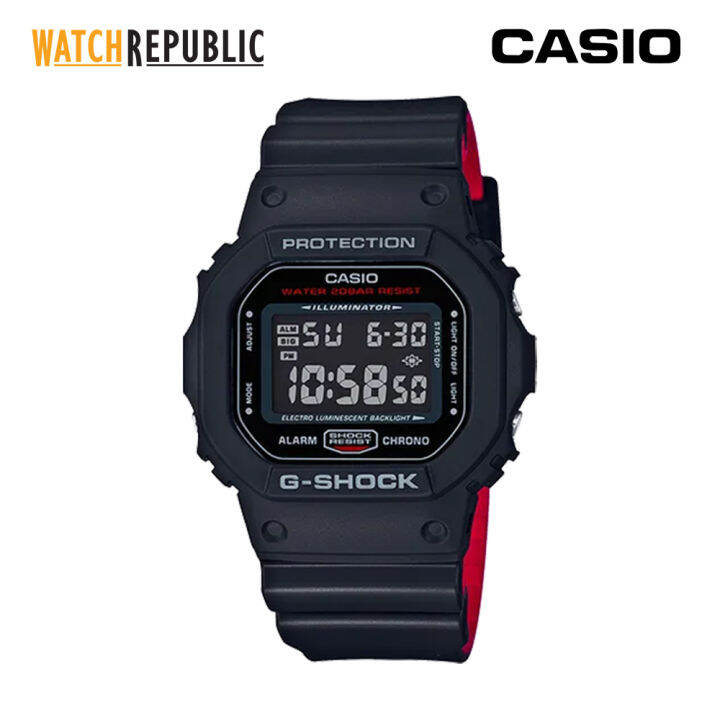 Casio G Shock Origin Black Resin Digital Watch For Men Cdw Hr Dr