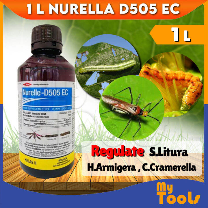 Mytools 1 Liter Nurelle D505 EC Insecticide Racun Serangga Lazada