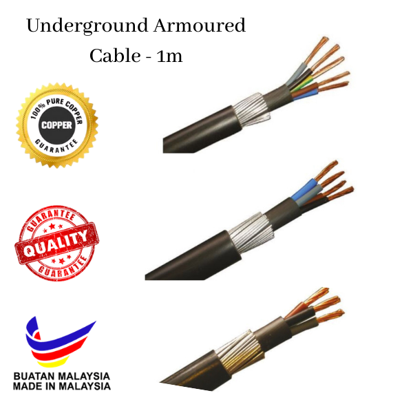 LOOSE CUT 2 5mm X 7C Armoured Cable Underground Cable 100 Pure