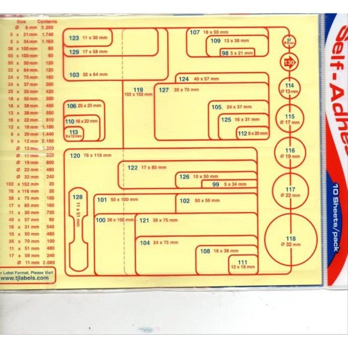 Kertas Label Atau Sticker Label Tom Dan Jerry Semua Ukuran