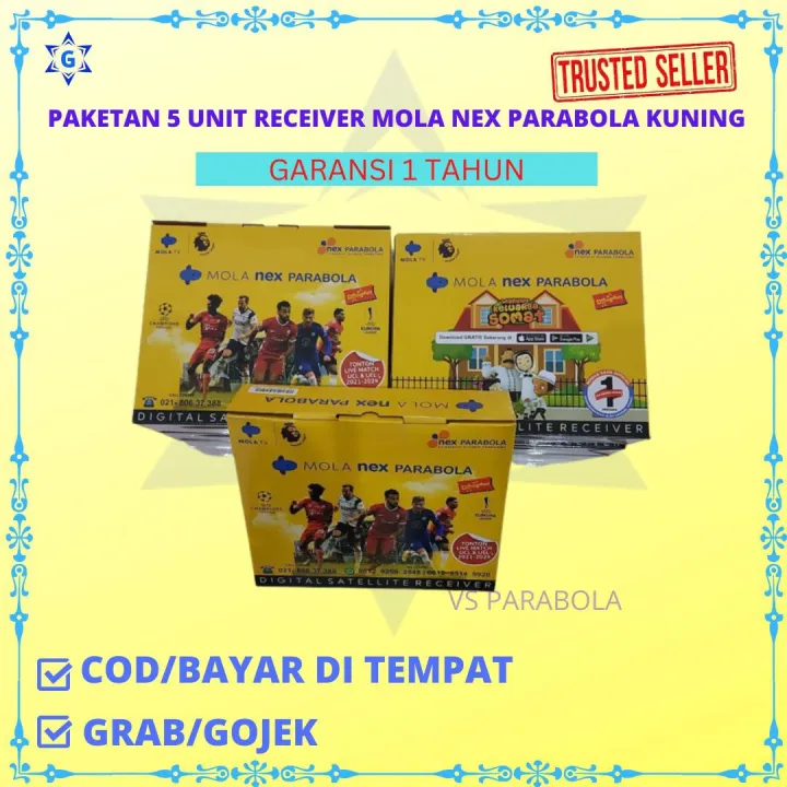 Receiver Mola Nex Parabola Kuning Paketan Unit Lazada Indonesia