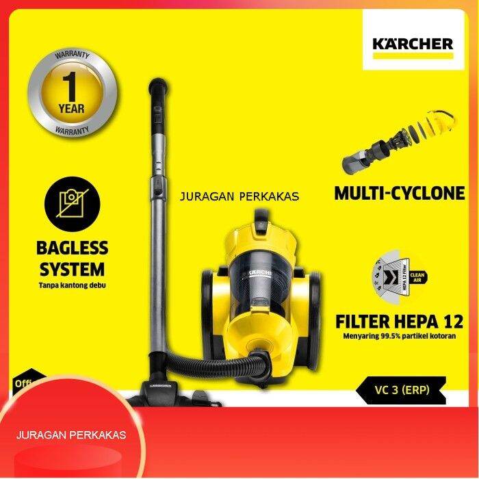 Karcher Vc Erp Watt Vacuum Cleaner Dry Lazada Indonesia