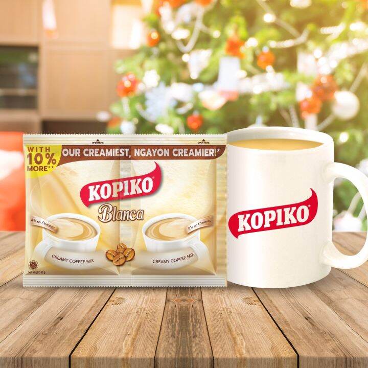 Kopiko 3in1 Coffee Blanca Brown Twin Pack 58g X 10 Sachets Lazada PH