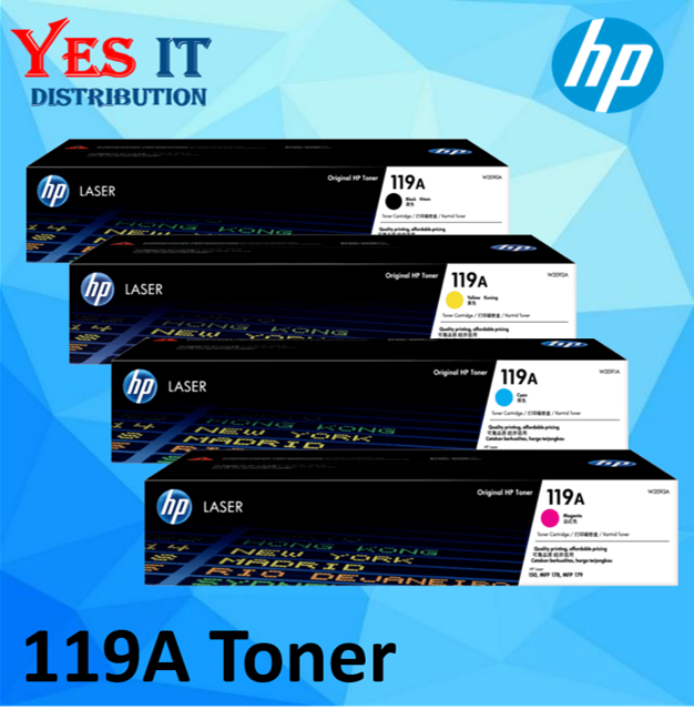 Hp A Black Cyan Magenta Yellow Original Laser Original Toner