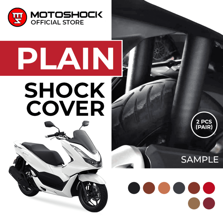 Pcx Shock Cover Leather Pair Heat Proof Water Proof