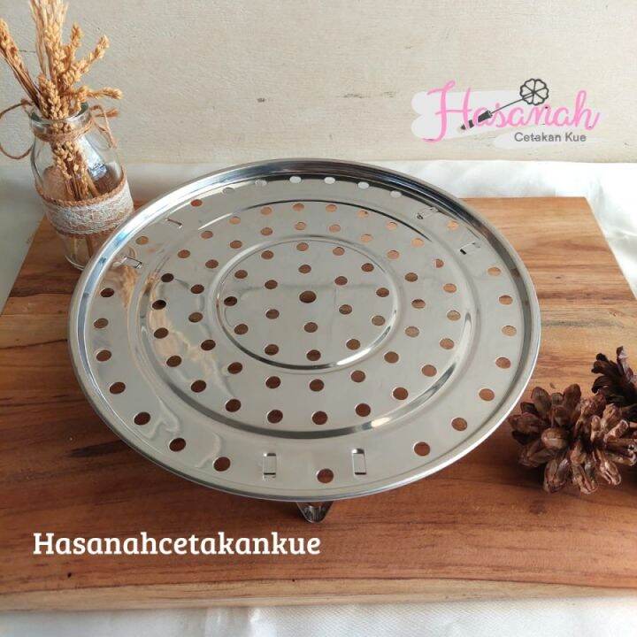 Tatakan Kukusan Alas Panci Steamer Rack Insert Stainless Lazada