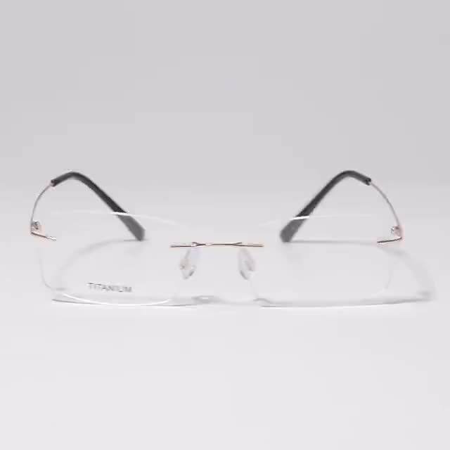 Ultra Light Pure Titanium Men S And Women S Myopia Glasses Frame Men S