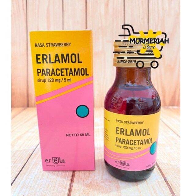 Erlamol Syrup Ml Erlamol Sirup Lazada Indonesia