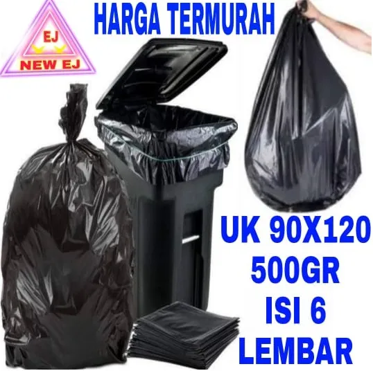 Plastik Sampah Kantong Plastik Sampah Hitam Uk X Lazada Indonesia