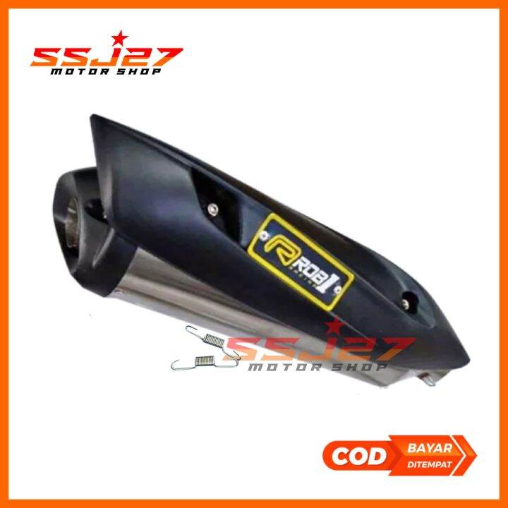 Tabung Silincer Silencer Knalpot Racing Rob Rcb Inlet Mm Untuk Nmax