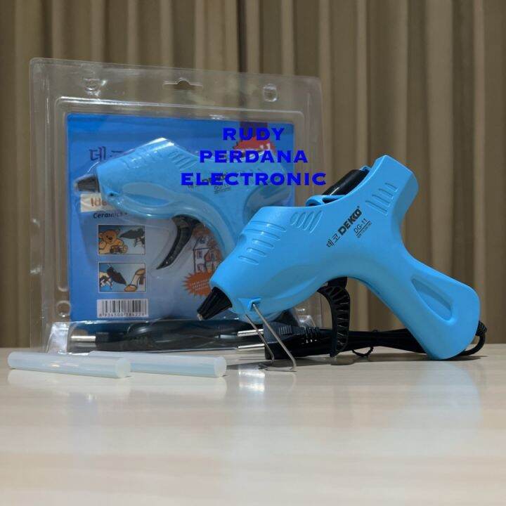 GLUE GUN TEMBAKAN TEMBAK FREE LEM BAKAR BESAR 60W 60 WATT DEKKO DG 11