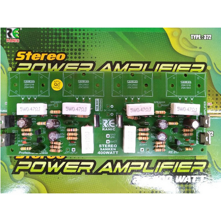 Kit Driver Power Amplifier Sanken Stereo Safari 2X400 Watt Type 372