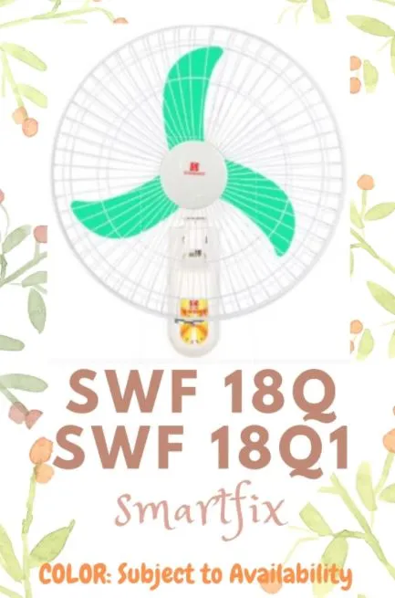 Standard Electric Fan Wall Fan Plastic Blade Swf Q Swf B