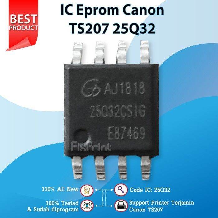 IC EPROM EEPROM PRINTER CANON TS207 IC RESETTER RESET COUNTER TS 207