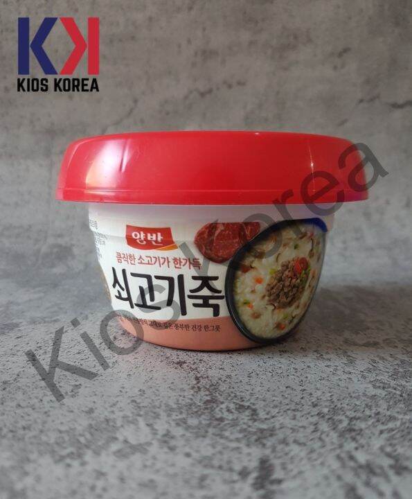 Dongwon Rice Porridge With Beef G Bubur Nasi Instan Korea Dengan