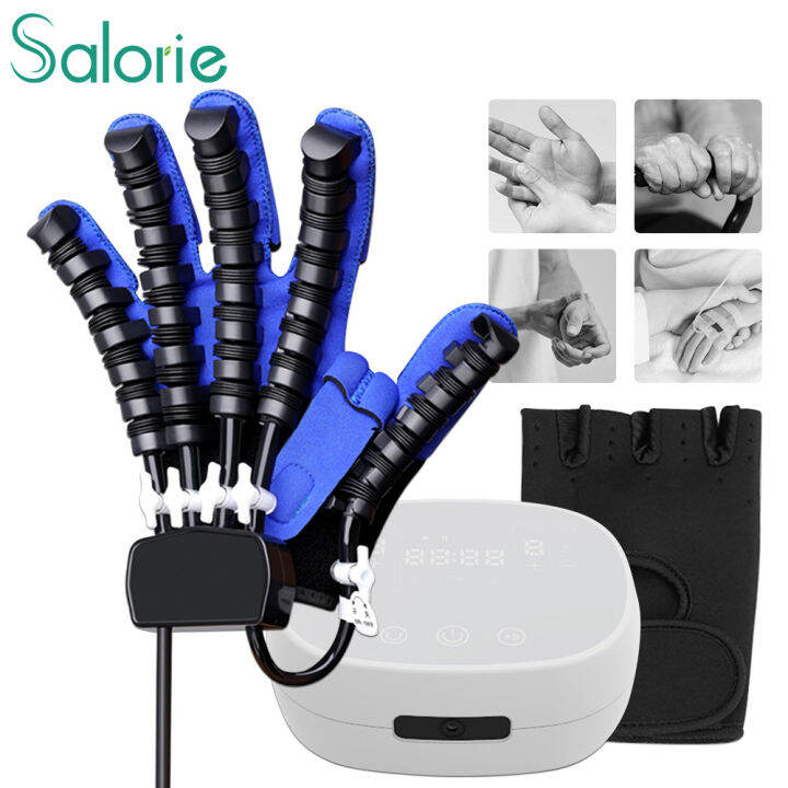 Salorie Elecrtic Finger Rehabilitation Robot Gloves Hand Training