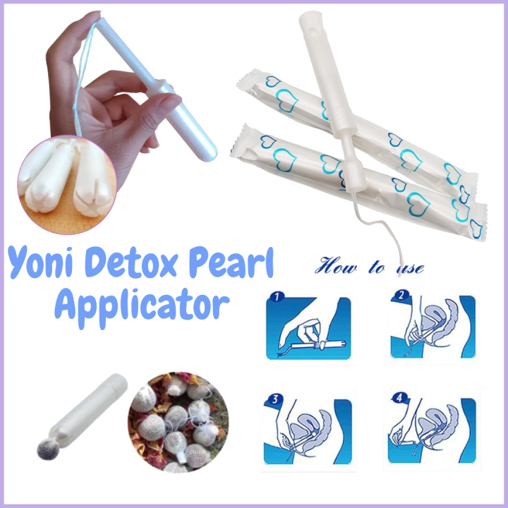 Yoni Detox Pearls Applicator Vaginal Applicator For Tampon And Yoni