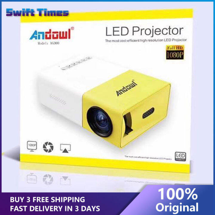 Andowl Yg Led Mini Projector X Pixels Supports P Yg