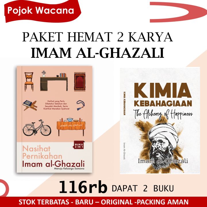 Paket 2 Buku Nasihat Pernikahan Imam Al Ghazali Kimia Kebahagiaan