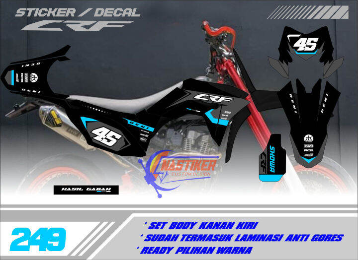 Sticker Decal Crf L Full Body Custom Lazada Indonesia