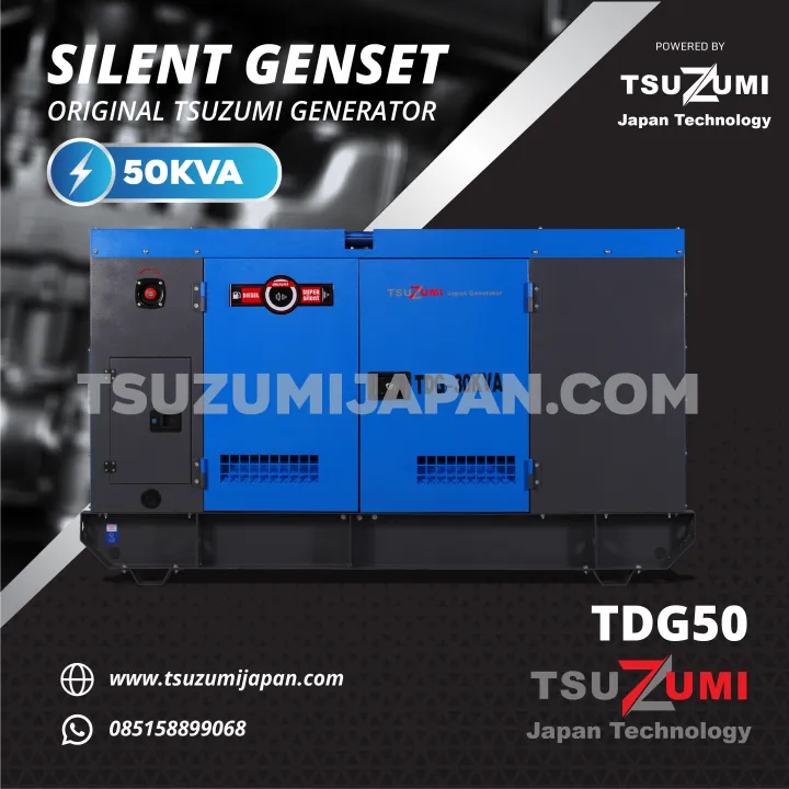 Genset Silent Kva Watt By Tsuzumi Japan Lazada Indonesia