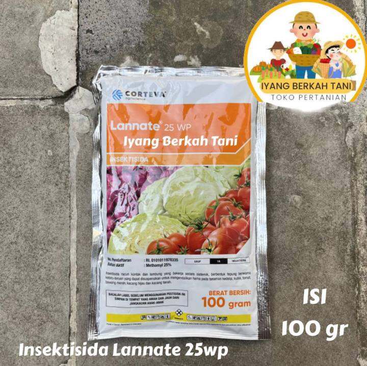 Dupont Lannate 25 Wp 100 Gram Original Insektisida Pebasmi Hama