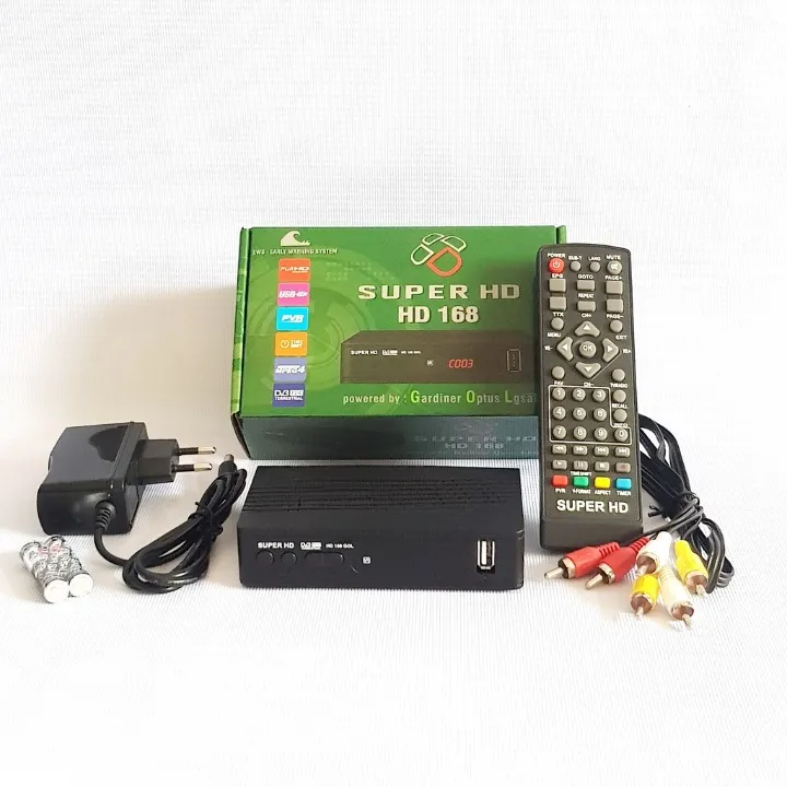 Set Topbox TV Digital Super HD 168 STB Full HD DVB T2 Top Box Analog TV