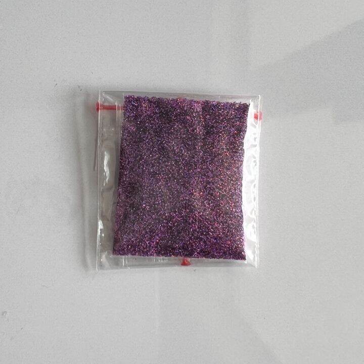 Sparkle Glitter Hologram Violet Gr Powder Serbuk Eceran Sablon Resin