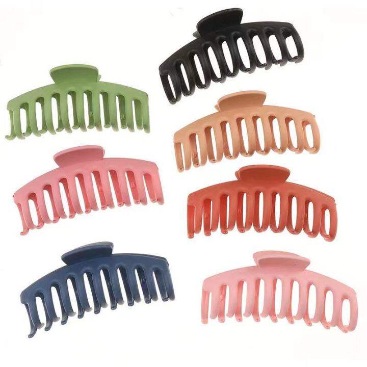 Women Hair Clips Korean Style Solid Elegant Big Hair Claws Clips