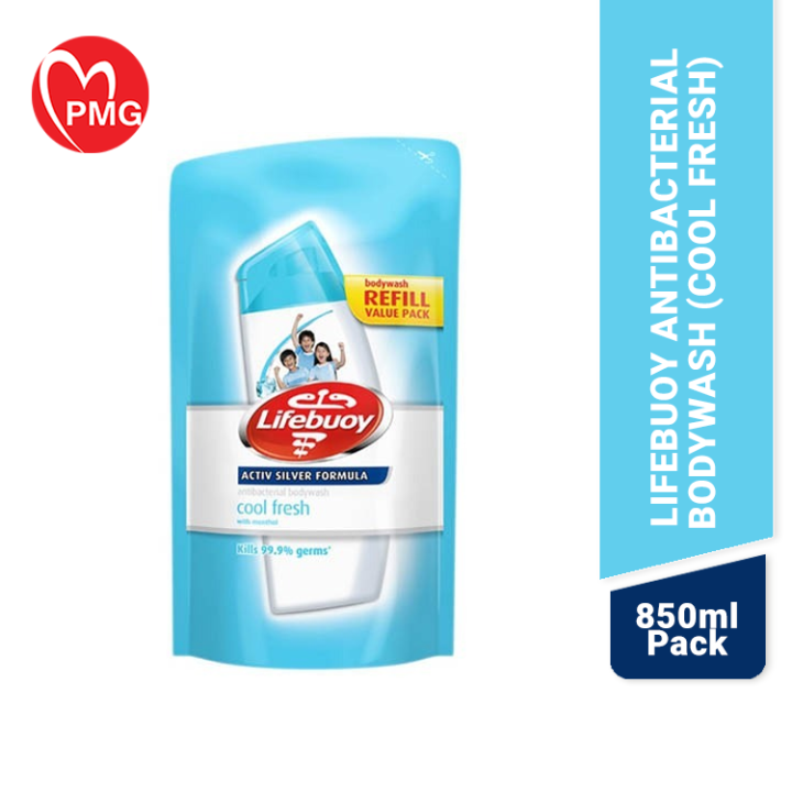 LIFEBUOY Antibacterial Bodywash Cool Fresh Pack 850ML Lazada