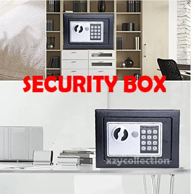 Safety Vault Digital Security Safe Box Keypad Lock Fireproof