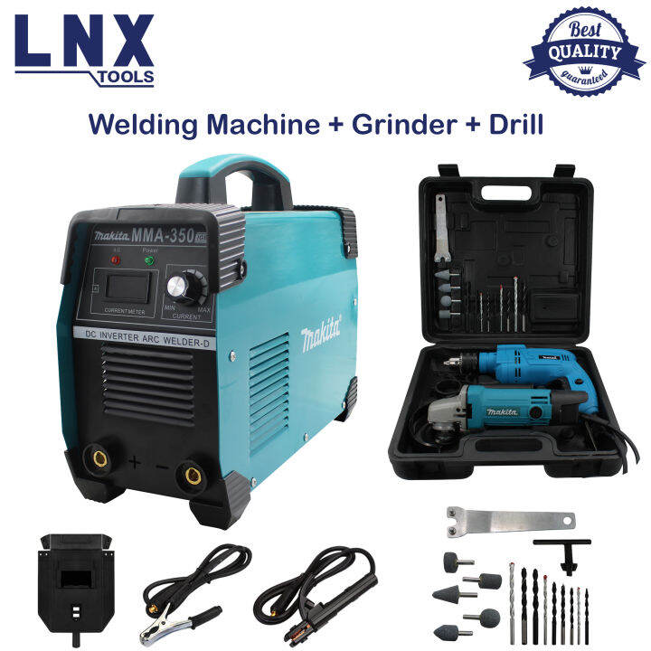 Mk MMA 350 Welding Machine Mk Grinder And Drill Combo B Lazada PH