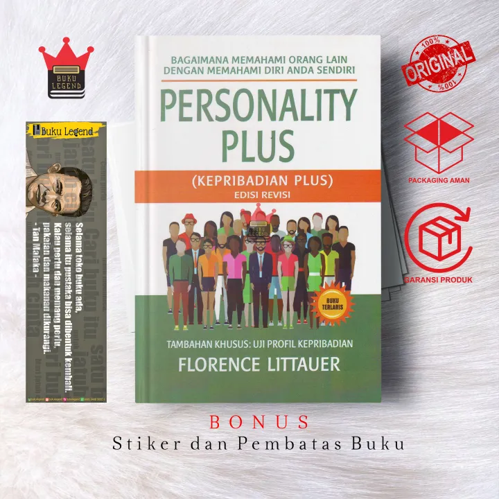 Buku Personality Plus Kepribadian Plus Florence Littauer Lazada