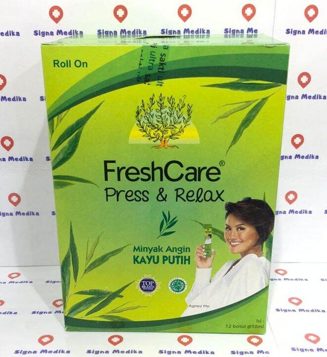 Fresh Care Press Relax Minyak Kayu Putih Box Isi 12 Botol Lazada