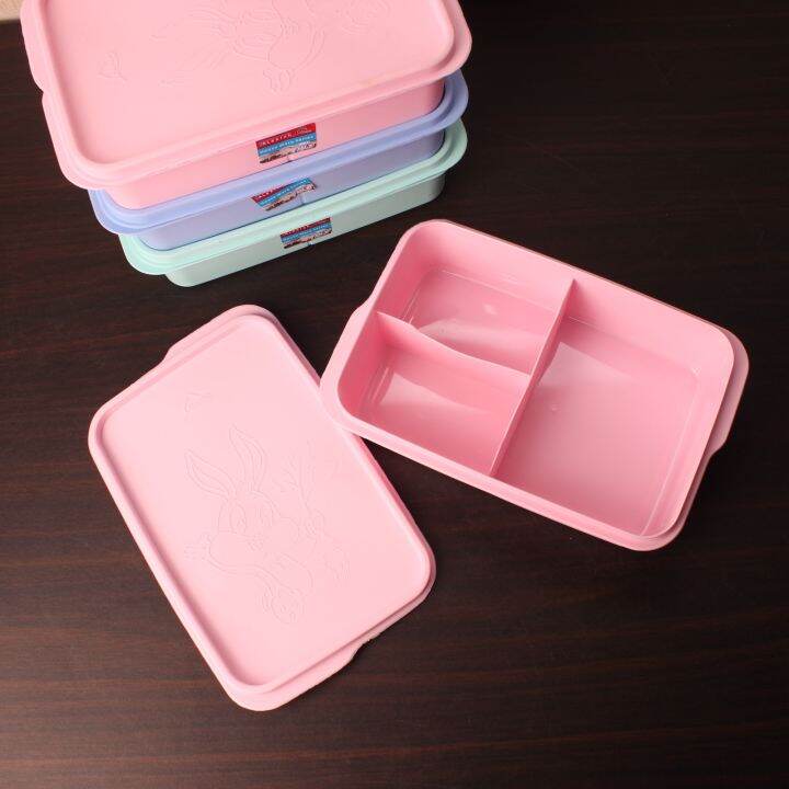 Tempat Makan Kotak Makan Lunchbox Tempat Bekal Plastik Bugs Bunny