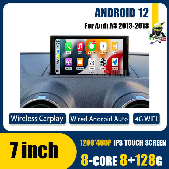 Inch Car Accessories Multimedia Auto Carplay Monitors Audio Video