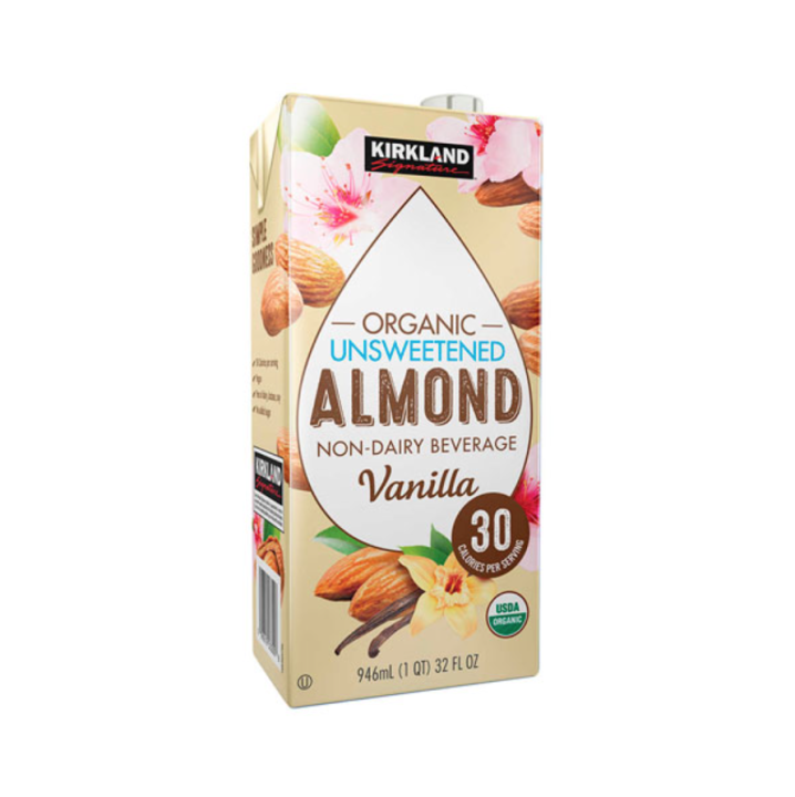 Kirkland Signature Organic Unsweetened Almond Vanilla Non Dairy