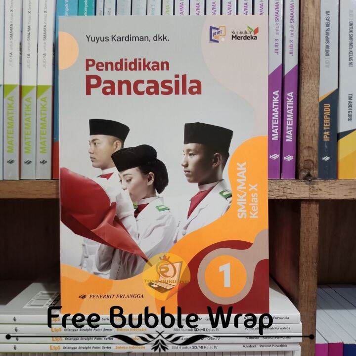 Buku Pendidikan Pancasila Kelas 1 SMK Kurikulum Merdeka Erlangga