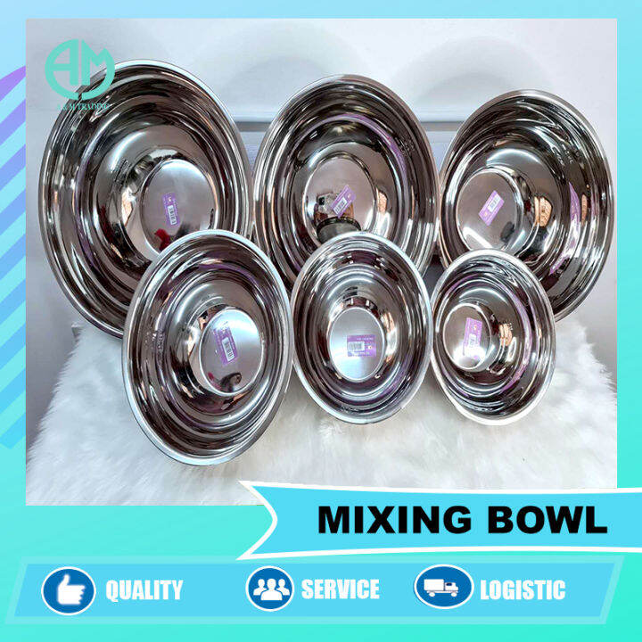 Mixing Bowl Unibest Stainless Steel Thicker Mixing Bowl Salad Bowls